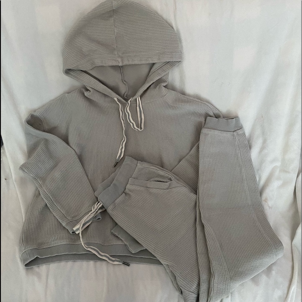 Aerie Ribbed sweat set